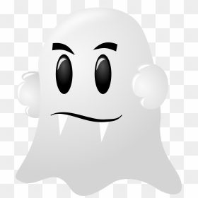 Ghost White Spooky Vector Graphic Pixabay - Fantasma Vampiro, HD Png Download - creepy mouth png