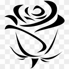 Rose Icon Svg - Free Rose Svg File, HD Png Download - bloody rose png