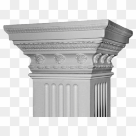 Roman Capital Square Column, HD Png Download - roman pillar png