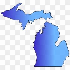 Michigan Map Clip Art - State Of Michigan, HD Png Download - map clipart png