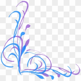 Sofia The First Background Png Transparent, Png Download - corner swirls png