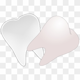 Heart,ear,love - ضروس Clipart, HD Png Download - half heart png