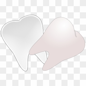 Heart,ear,love - ضروس Clipart, HD Png Download - half heart png