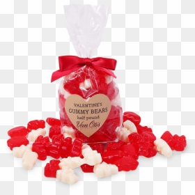 Valentine"s Gummy Bears - Candy, HD Png Download - half heart png