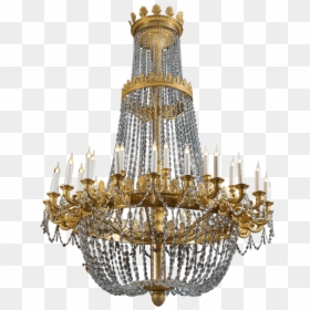 Huge-chandelier - Transparent Background Chandelier Png, Png Download - gold chandelier png
