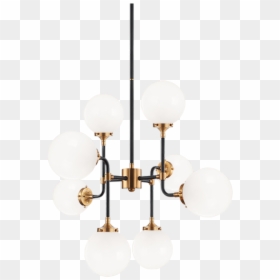 Lampshade, HD Png Download - gold chandelier png