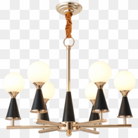 Contemporary Decorative Luxury Gold Iron Glass Chandelier - Chandelier, HD Png Download - gold chandelier png