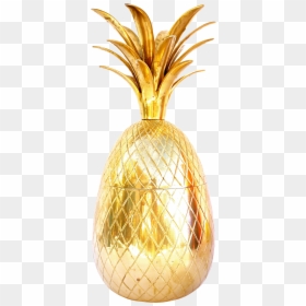 Transparent Ice Bucket Clipart - Pineapple, HD Png Download - gold pineapple png