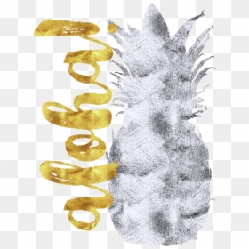 Illustration, HD Png Download - gold pineapple png