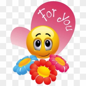 For You - Flowers Emoticon, HD Png Download - compartir png
