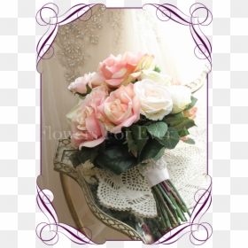 Burgundy Pink Bridal Bouquet, HD Png Download - wedding bouquet png