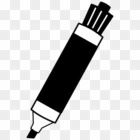 Marker Clipart Transparent - Marker Clipart Black And White, HD Png Download - red marker circle png