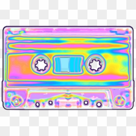 Holographic Cassette Tapes, HD Png Download - pastel rainbow png