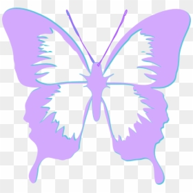 Purple And Pink Butterfly Clipart, HD Png Download - buterfly png