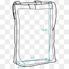 Houndstooth Grocery Tote - Sketch, HD Png Download - houndstooth png