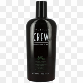 American Crew Tea Tree 3 In 1 Shampoo, Conditioner, - American Crew, HD Png Download - tea tree png