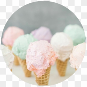 #helado #circulo #marco #remolino #corona #icecream - Pastel Colours Ice Cream, HD Png Download - helado png