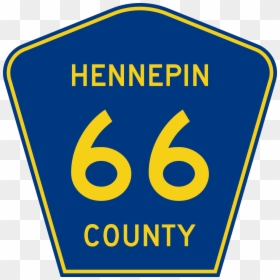 County Road Sign Blue, HD Png Download - route 66 sign png