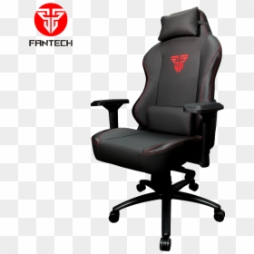 Black Leather Gaming Chair, HD Png Download - gaming chair png