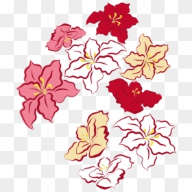 Clip Art Group Of Flowers - Clipart Poinsettia Png Christmas Flower Transparent, Png Download - christmas flowers png