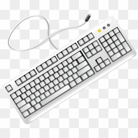 Computer Clip Art Transprent Png Free - Computer Keyboard Clipart Black And White, Transparent Png - computer keyboard png