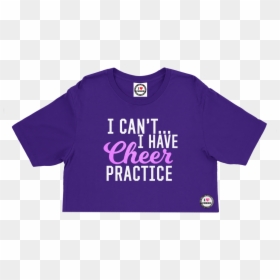 Kids Purple I Have Cheer Practice I Love Cheer® Glitter - Tengo Sed Cantina, HD Png Download - purple glitter png