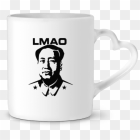 Mug Coeur Lmao Mao Zedong Par Laundryfactory - Mao, C.1972 (pink Shirt), HD Png Download - mao zedong png