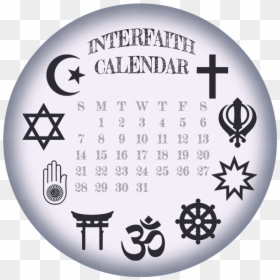 Interfaith Calendar Logo - Religion In Indonesia Symbol, HD Png Download - hinduism symbol png