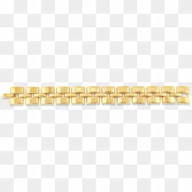 Roberto Coin 18k Yellow Gold Wide Retro Link Bracelet - Gold, HD Png Download - retro shapes png