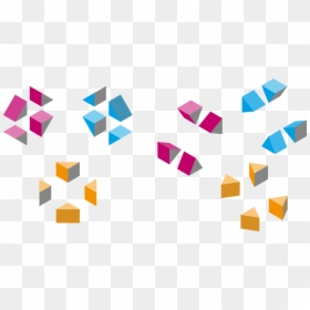 Triangle Line Polyhedron Shape - Shapes Design Png, Transparent Png - retro shapes png