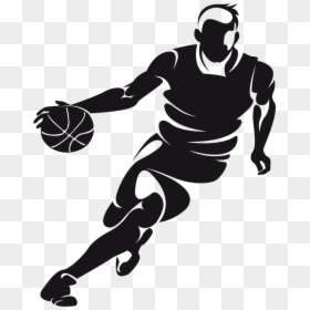Basketball Dribbling Clip Art - Dunking Basketball Clip Art, HD Png Download - basketball png clipart