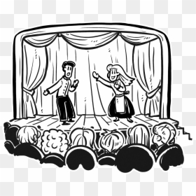 Transparent Emotion Png - Stage With Audience Drawing, Png Download - emotion png