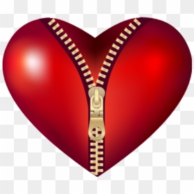 Zipped Heart Png Clipart Picture - Zipped Heart, Transparent Png - pixelated heart png