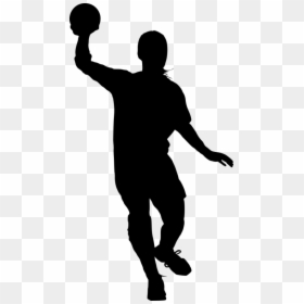 Clip Art American Football Silhouette Openclipart Vector - Silhouette Clipart, HD Png Download - basketball png clipart