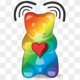 Colorful Gummy Bear Png - Cute Keep Calm Love Gummy Bears, Transparent Png - bear.png
