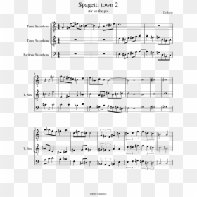 Sheet Music, HD Png Download - spagetti png