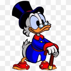 Scrooge Mcduck Duck Tales, HD Png Download - cartoon duck png