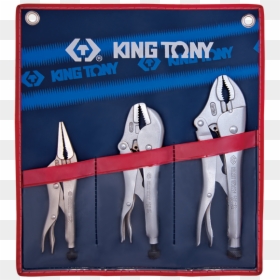 Locking Pliers Set King Tony 42503pr - King Tony, HD Png Download - pliers png