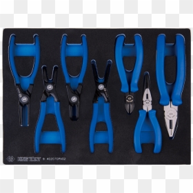 European & Circlip Pliers Set For Trolley King Tony - Cutting Tool, HD Png Download - pliers png