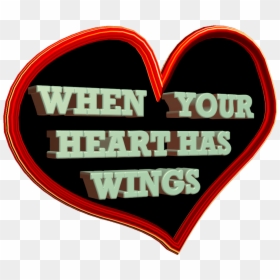Transparent Heart With Wings Png - Heart, Png Download - heart with wings png