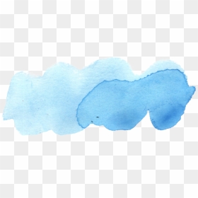 23 Blue Watercolor Brush Stroke Vol - Illustration, HD Png Download - blue brush stroke png