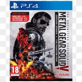Metal Gear Solid V The Definitive Experience Ps4, HD Png Download - metal gear solid logo png
