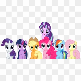 Twilight Sparkle Rainbow Dash My Little Pony Rarity - My Little Pony Png, Transparent Png - my little pony group png