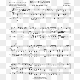 Sheet Music, HD Png Download - my little pony group png
