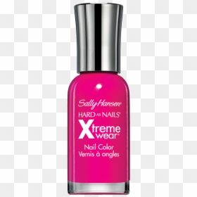 Nail Polish Bottle Png - Sally Hansen Hard As Nails Xtreme Wear Pink Punk, Transparent Png - nail polish bottle png