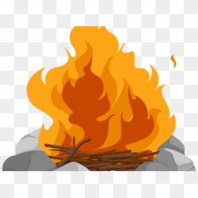 Campfire Clipart Fire Ring - Transparent Background Bonfire Clipart, HD Png Download - campfire clipart png