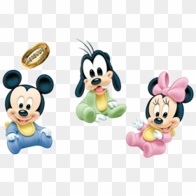 Goofy Bebe Disney Png - Disney Baby Mickey And Minnie, Transparent Png - mickey mouse transparent png