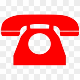 Phone Icons Red - Phone Image Black And White, HD Png Download - red phone png