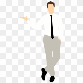 Man Clipart Sticker Pointing Free Photo - Cartoon, HD Png Download - man pointing png