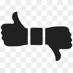 Source - Pixabay - Com - Youtube Thumbs Up Down Clipart - Thumbs Up And Down Transparent, HD Png Download - thumbs up and down png